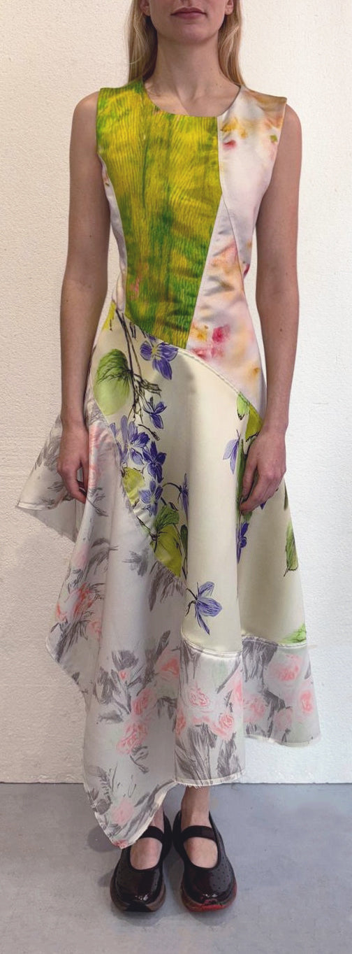 PABLO - ASYMETRICAL PANEL DRESS