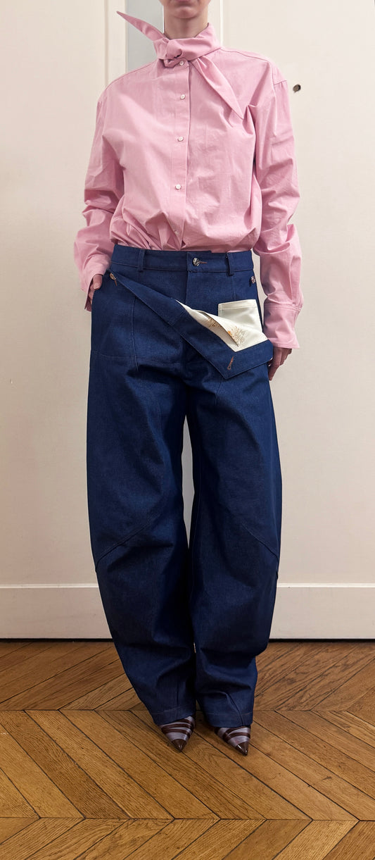 LISA - SIGNATURE SHIRT WITH BOW CLOSURE